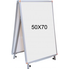 PandaPano - Whiteboard Rooftop Shaped Writing Board With Foot 50x70cm